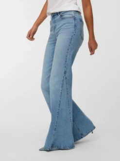 VMINDIA Hohe Taille Ausgestellt Jeans