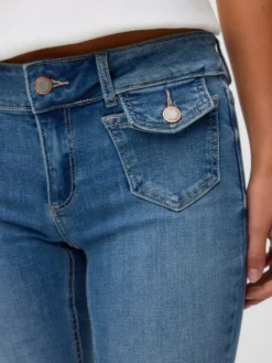 VMJEAN Niedrige Taille Ausgestellt Jeans