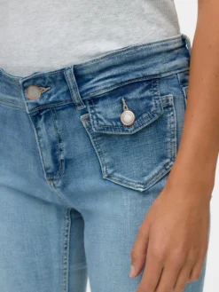 VMJEAN Niedrige Taille Ausgestellt Jeans