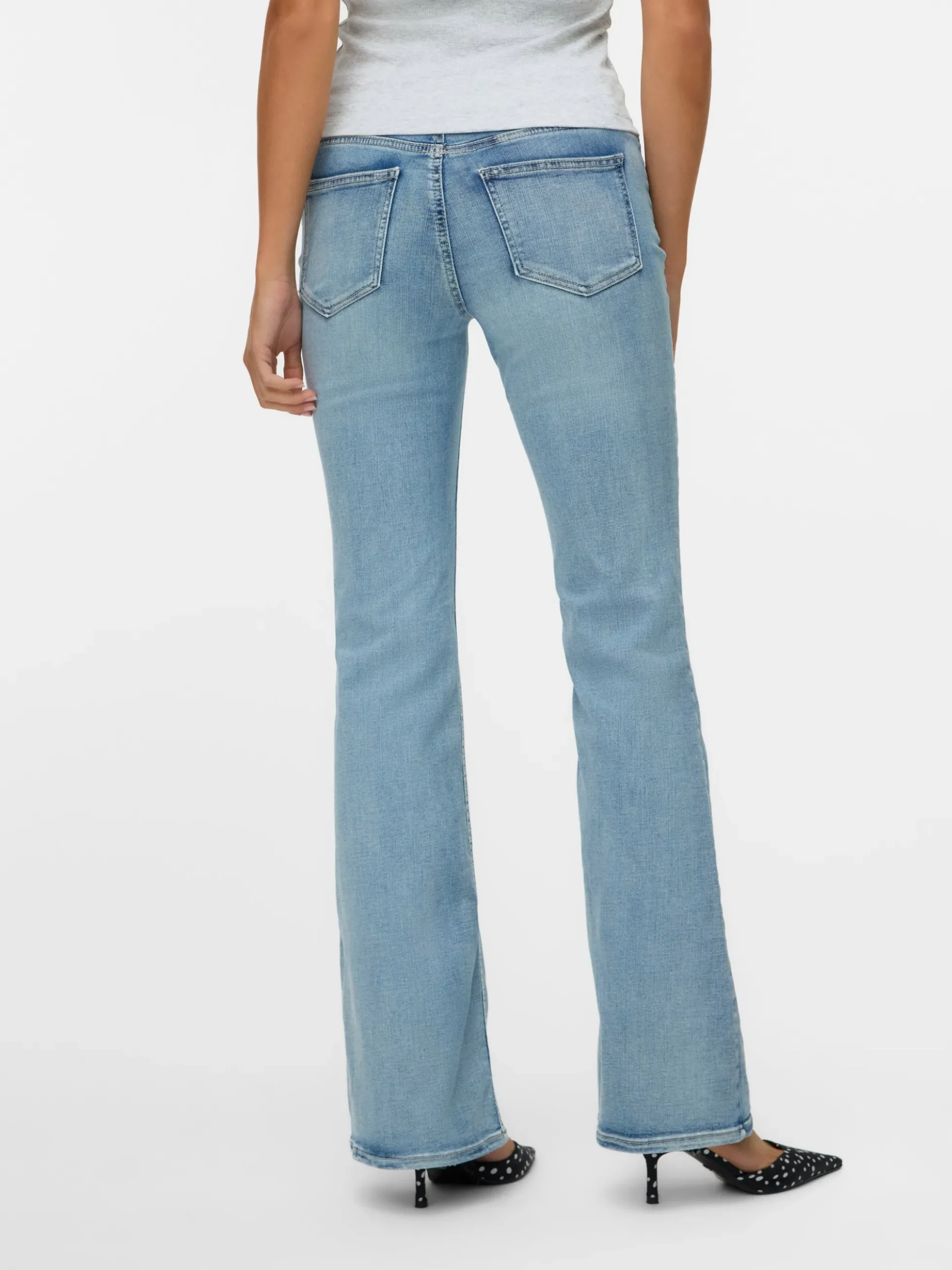 VMJEAN Niedrige Taille Ausgestellt Jeans