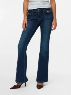 VMJEAN Niedrige Taille Ausgestellt Jeans