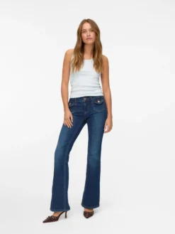VMJEAN Niedrige Taille Ausgestellt Jeans