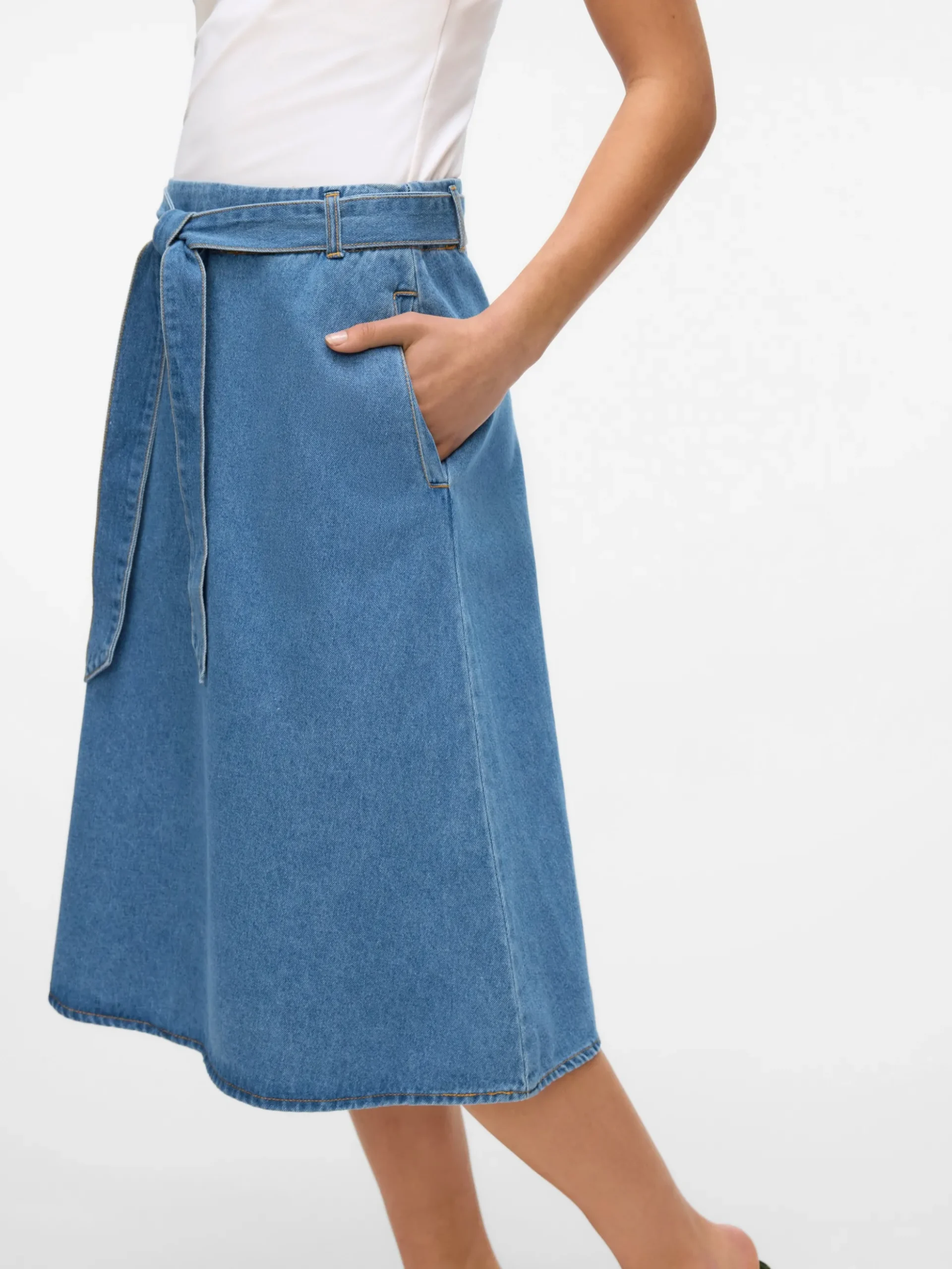 VMJOLENE Hohe Taille Midirock