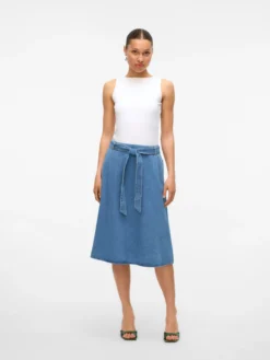 VMJOLENE Hohe Taille Midirock
