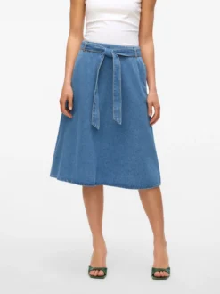VMJOLENE Hohe Taille Midirock