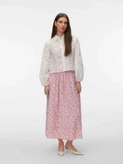 VMJOSIE Hohe Taille Langer Rock