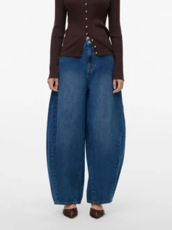 VMKAITLIN Hohe Taille Barrel Fit Jeans