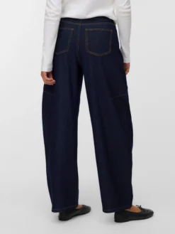 VMKAITLIN Hohe Taille Barrel Fit Jeans