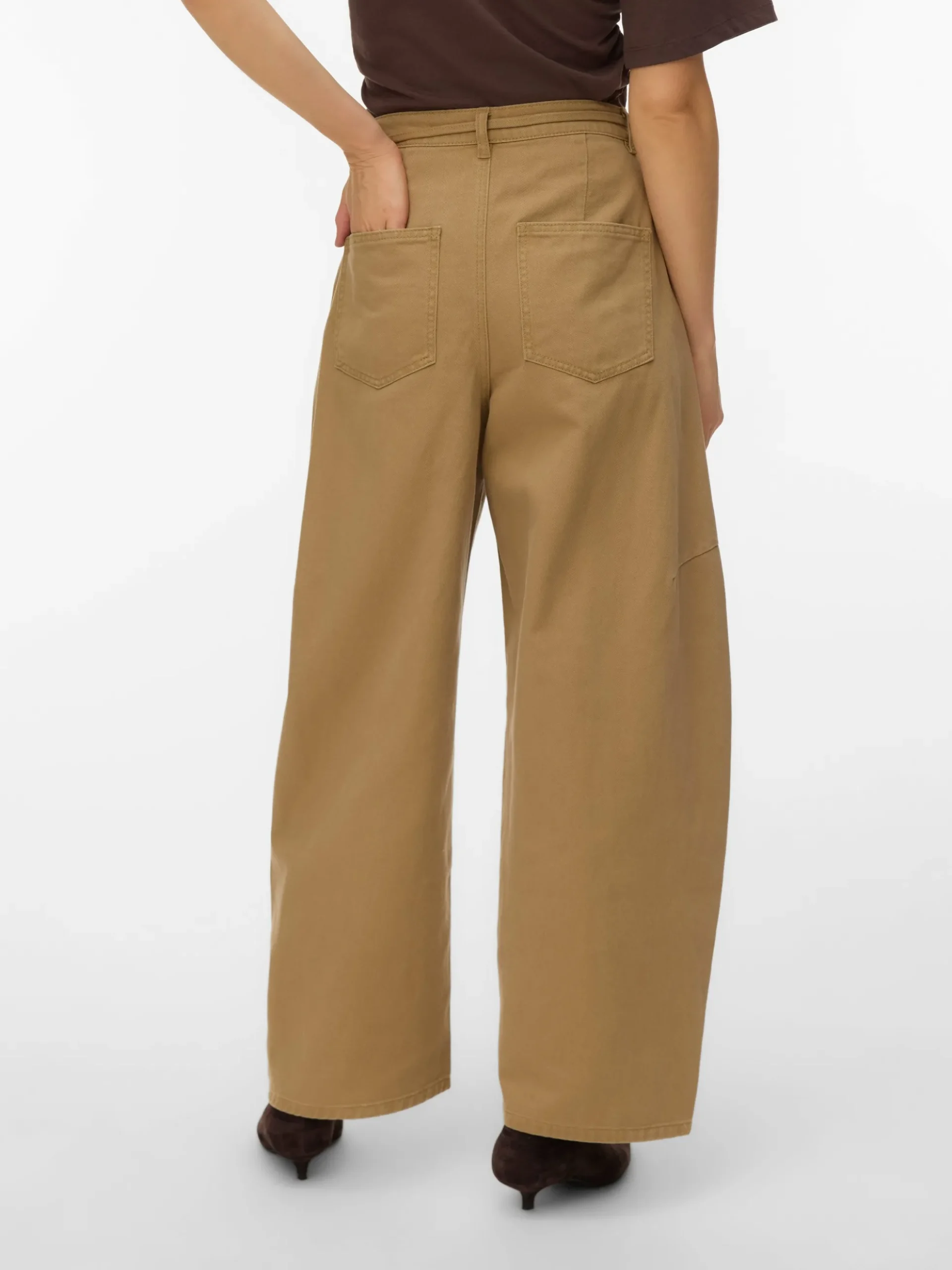 VMKAITLIN Hohe Taille Barrel Fit Jeans