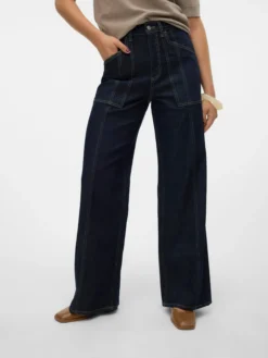 VMKATHY Super High Rise Weiter Beinschnitt Jeans