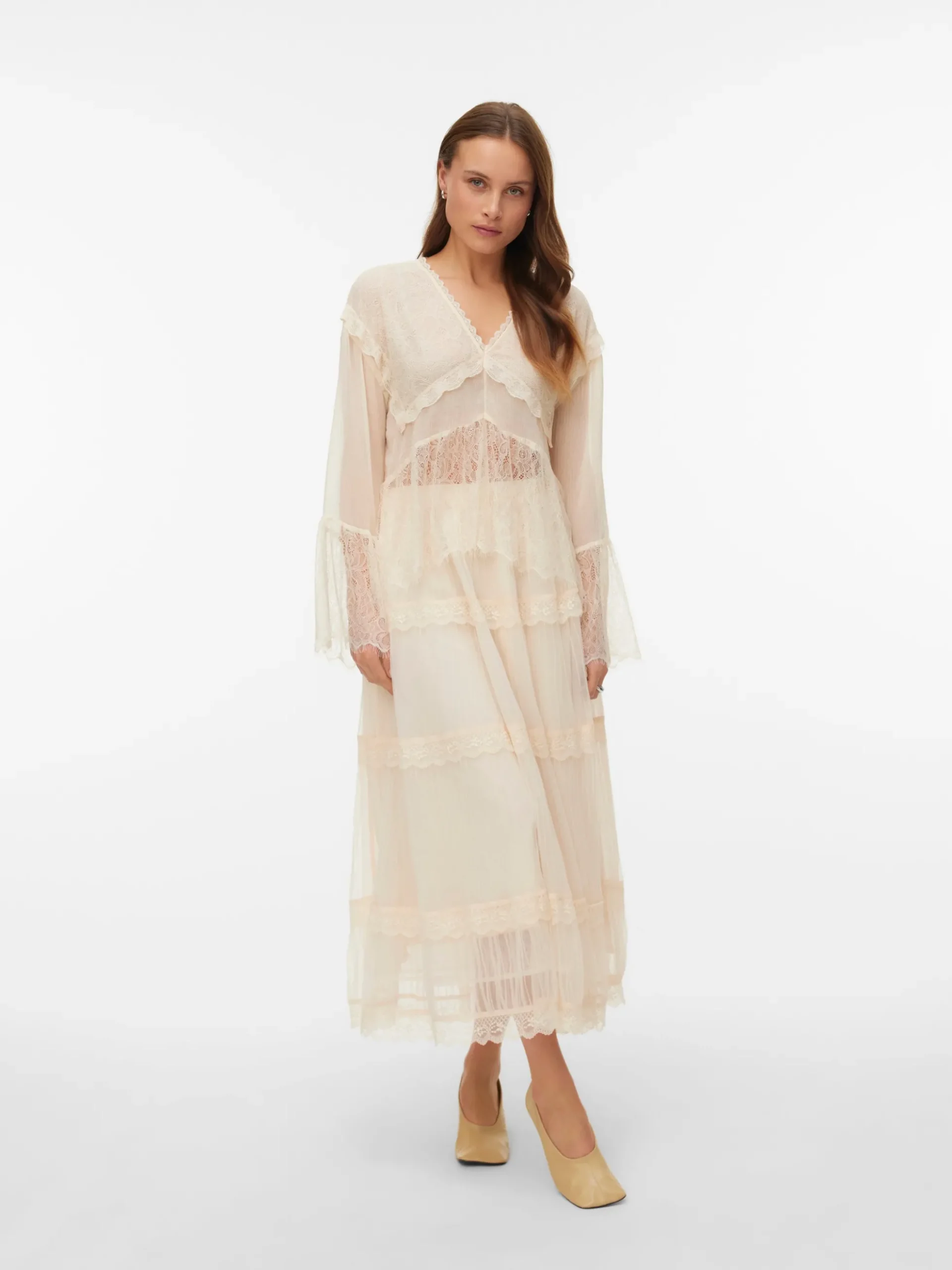 VMKINSLEY Mittlere Taille Langer Rock