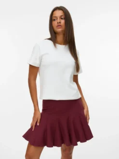 VMKRISTIN Mittlere Taille Kurzer Rock