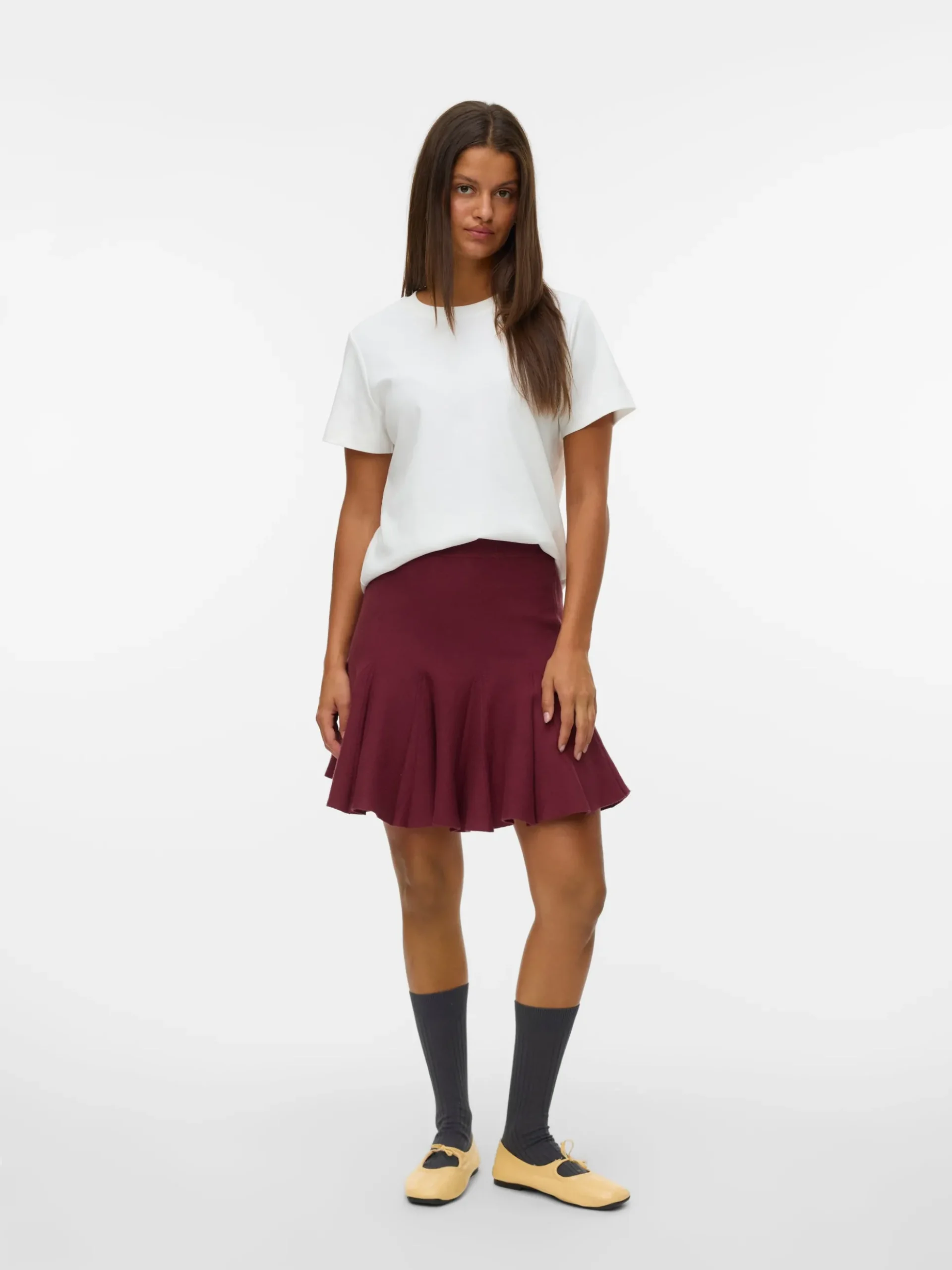 VMKRISTIN Mittlere Taille Kurzer Rock