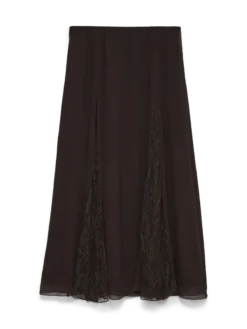 VMLALIE Hohe Taille Langer Rock