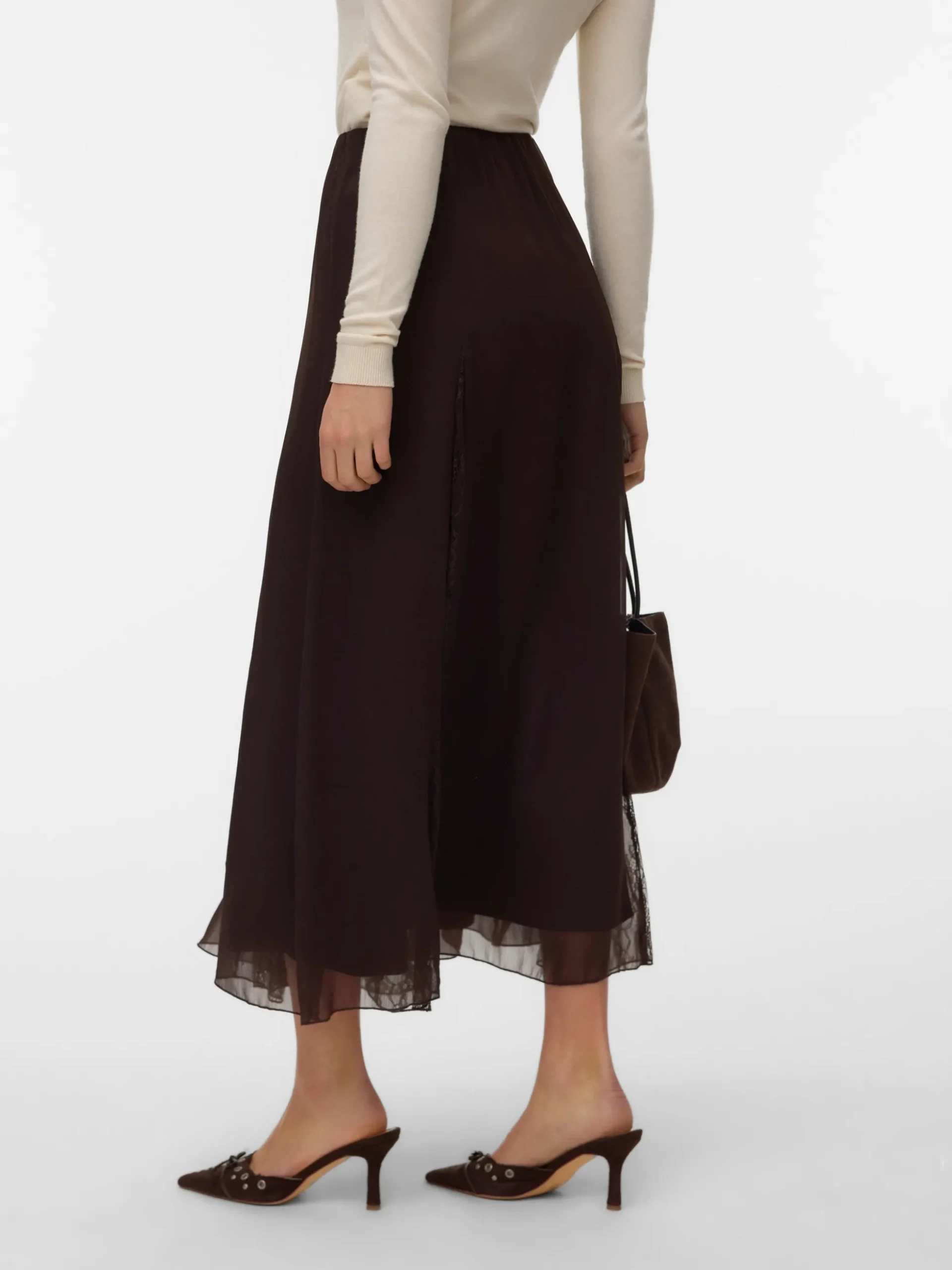VMLALIE Hohe Taille Langer Rock