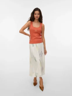 VMLINA Hohe Taille Midirock