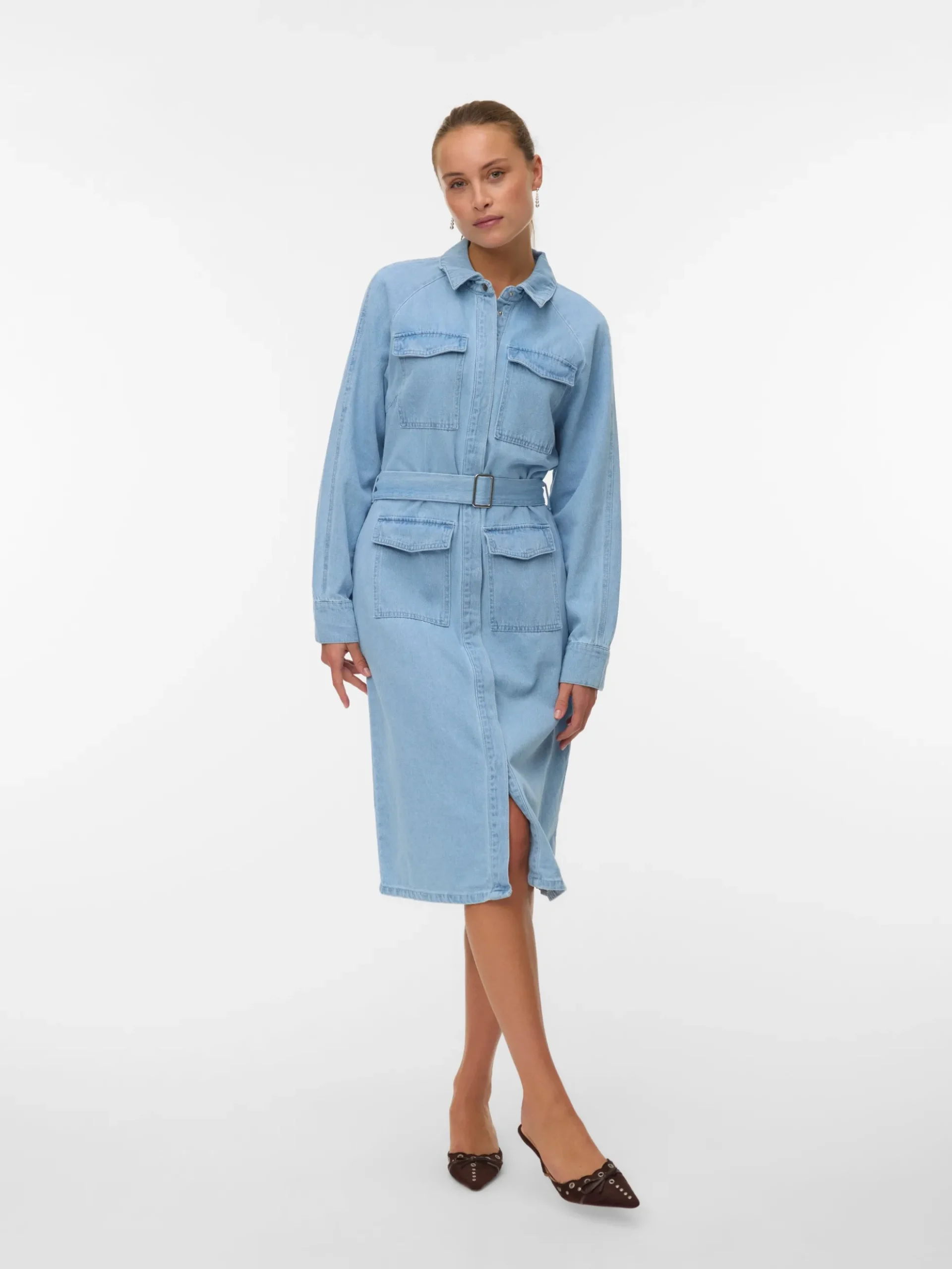 VMLINEA Langes Kleid
