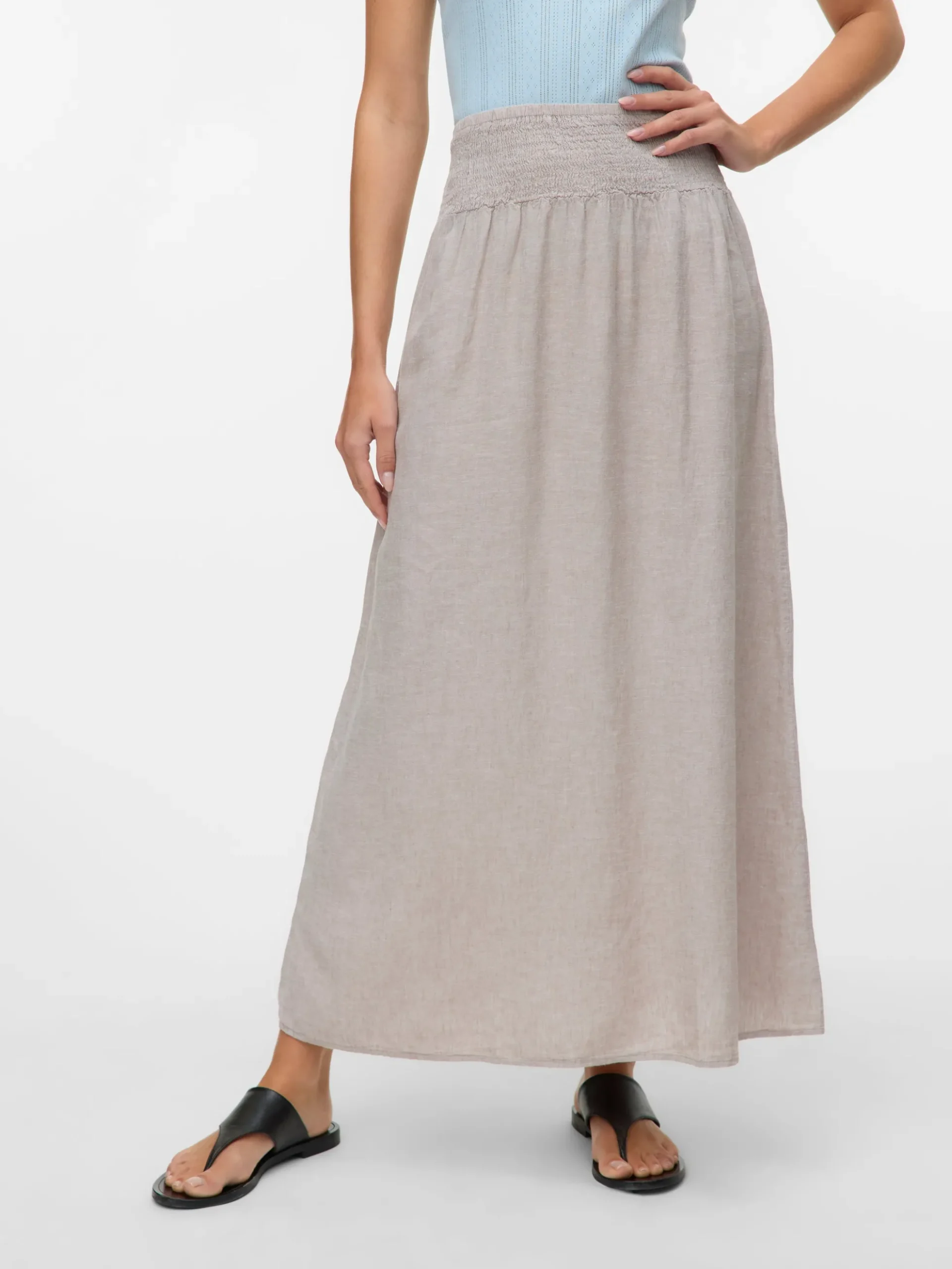VMLINN Hohe Taille Langer Rock