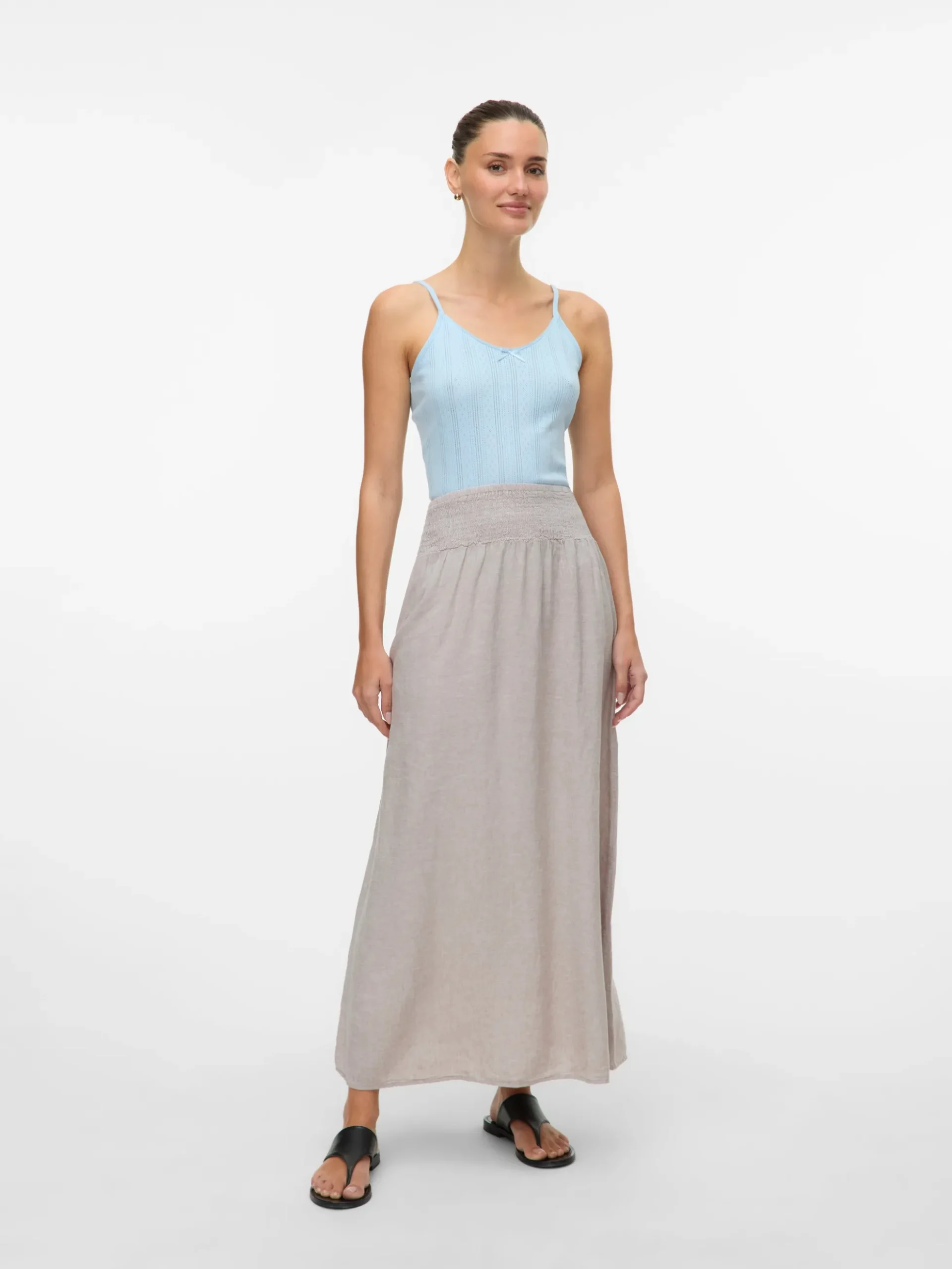 VMLINN Hohe Taille Langer Rock