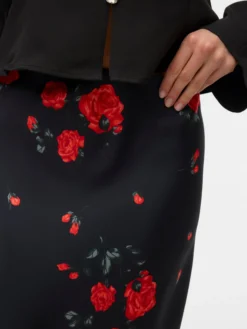 VMLIVIA Hohe Taille Langer Rock