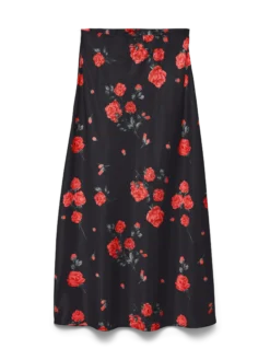 VMLIVIA Hohe Taille Langer Rock