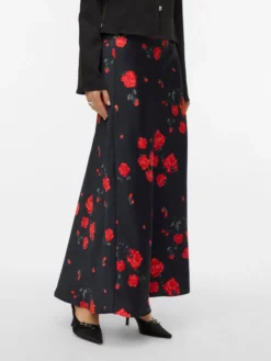 VMLIVIA Hohe Taille Langer Rock