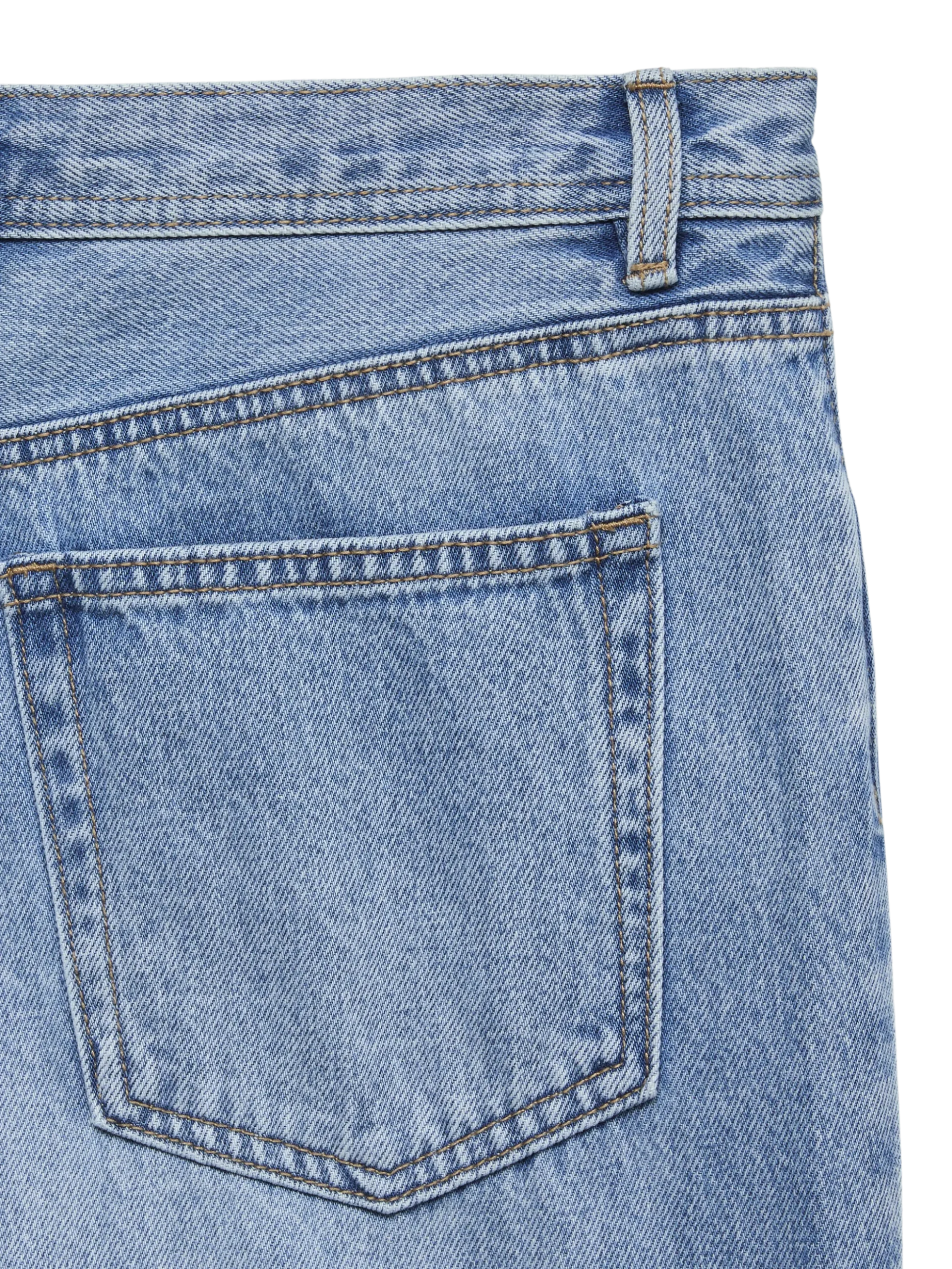 VMLULLU Niedrige Taille Weiter Beinschnitt Jeans