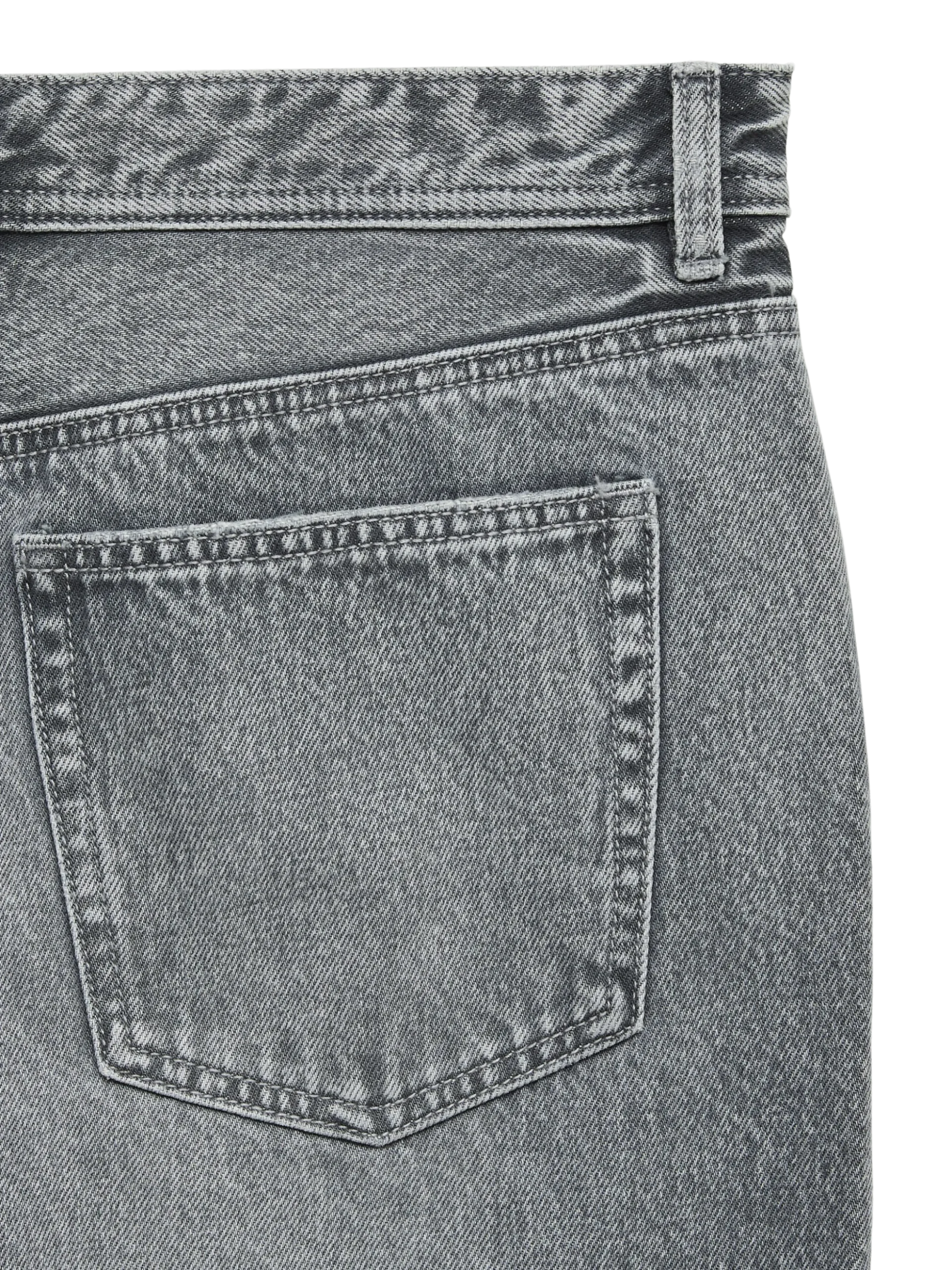 VMLULLU Niedrige Taille Weiter Beinschnitt Jeans