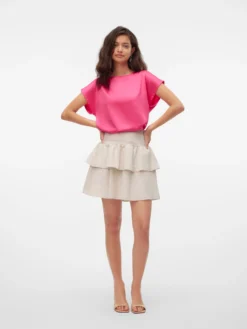 VMLUNA Hohe Taille Kurzer Rock