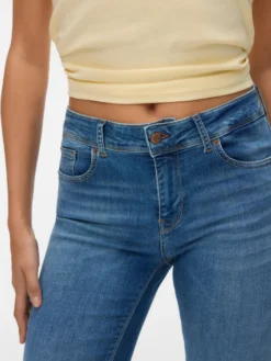 VMLUX Mid Rise Slim Fit Jeans