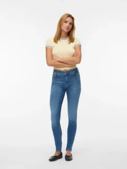 VMLUX Mid Rise Slim Fit Jeans