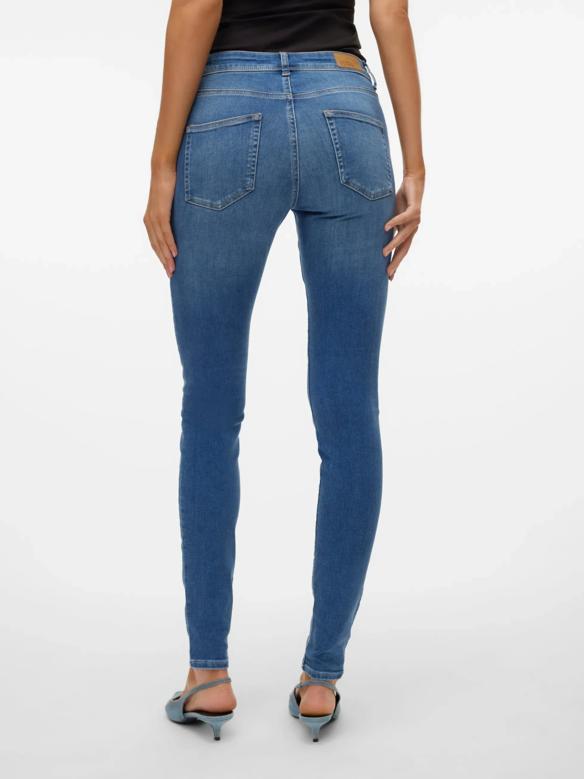 VMLUX Mid Rise Slim Fit Jeans