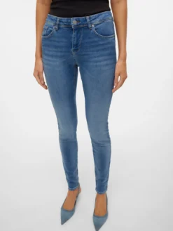 VMLUX Mid Rise Slim Fit Jeans