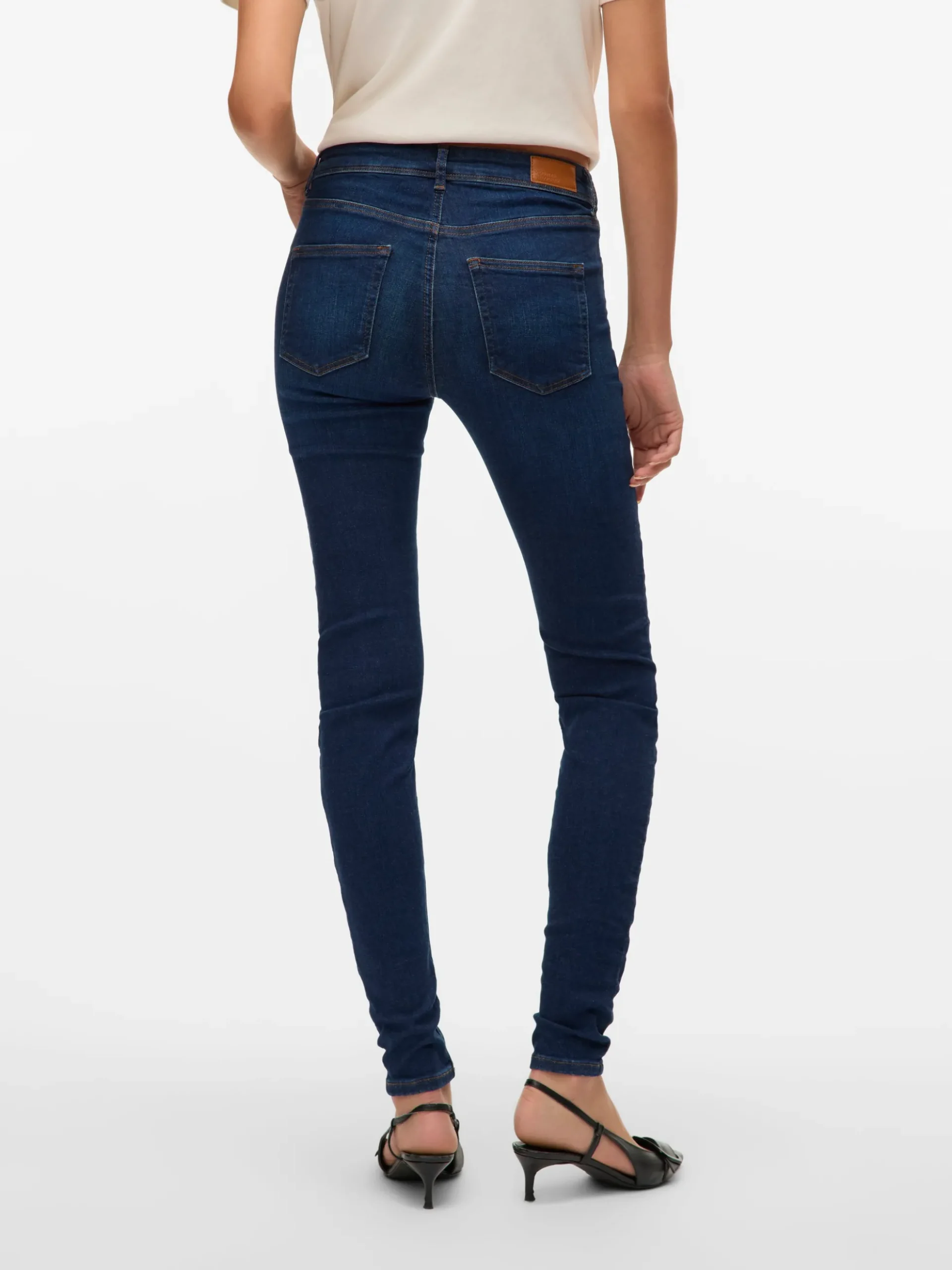 VMLUX Mid Rise Slim Fit Jeans