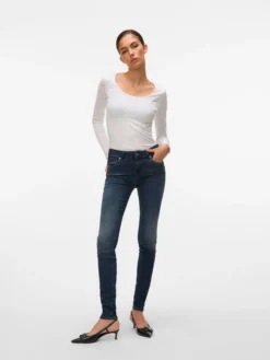 VMLUX Mid Rise Slim Fit Jeans