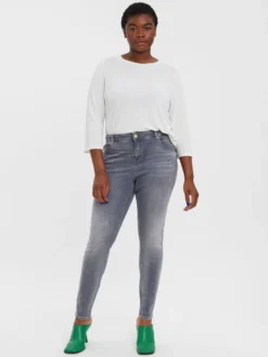 VMLUX Mid Rise Slim Fit Jeans