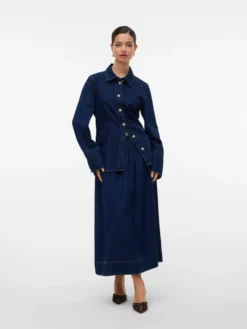 VMMAIKEN Hohe Taille Midirock