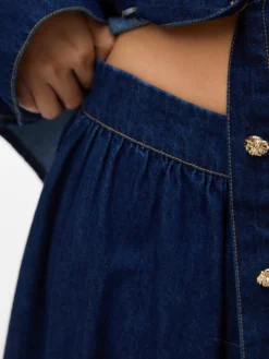 VMMAIKEN Hohe Taille Midirock