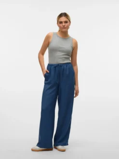 VMMELANEY Hohe Taille Hose