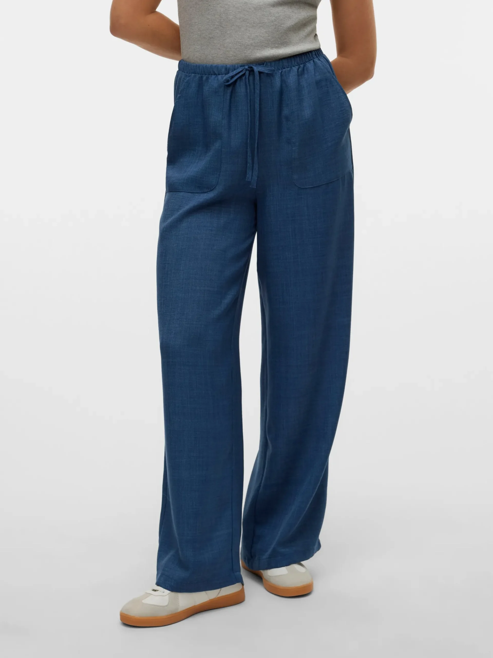 VMMELANEY Hohe Taille Hose