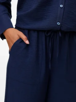 VMMELANEY Hohe Taille Hose