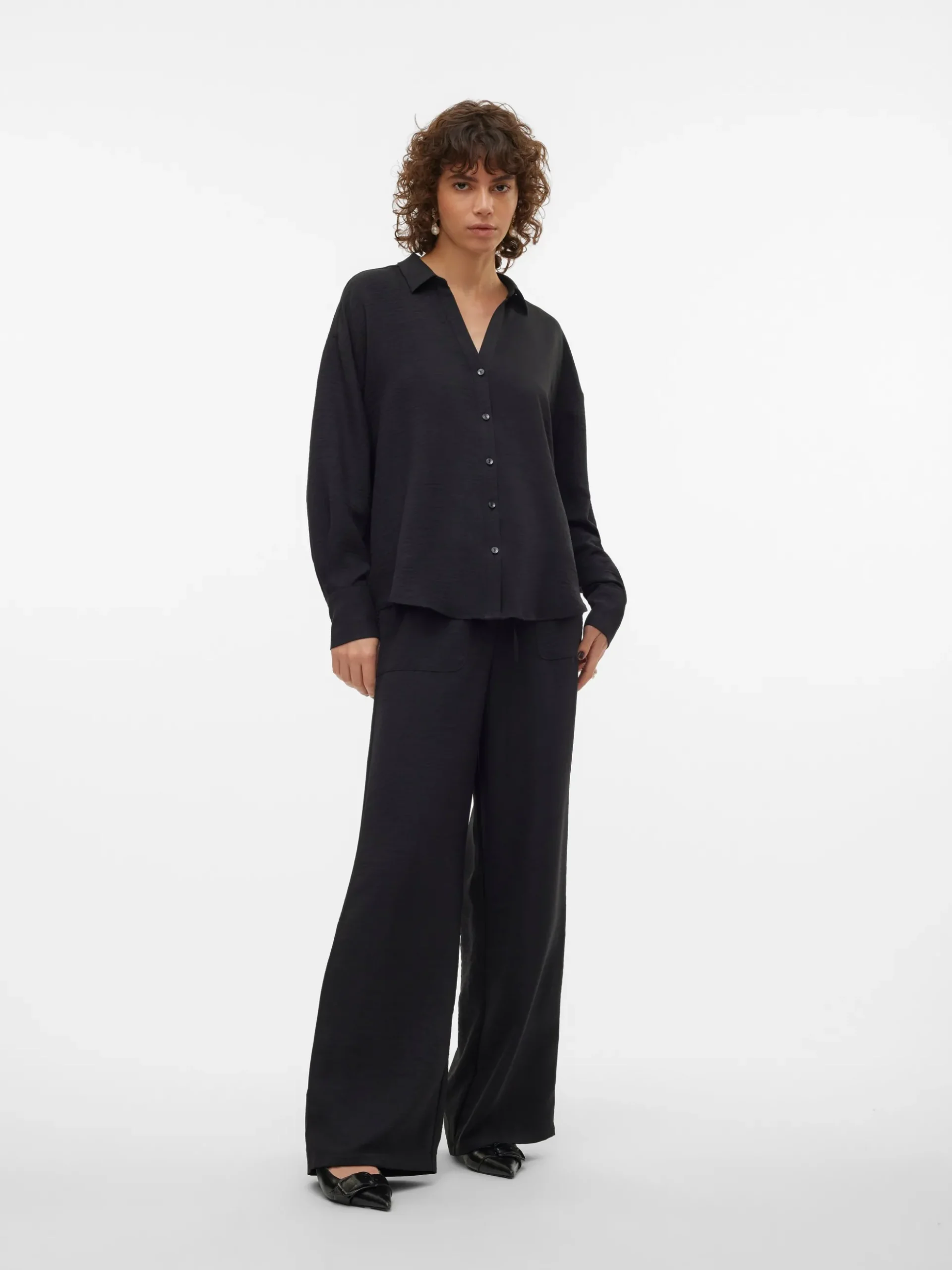 VMMELANEY Hohe Taille Hose