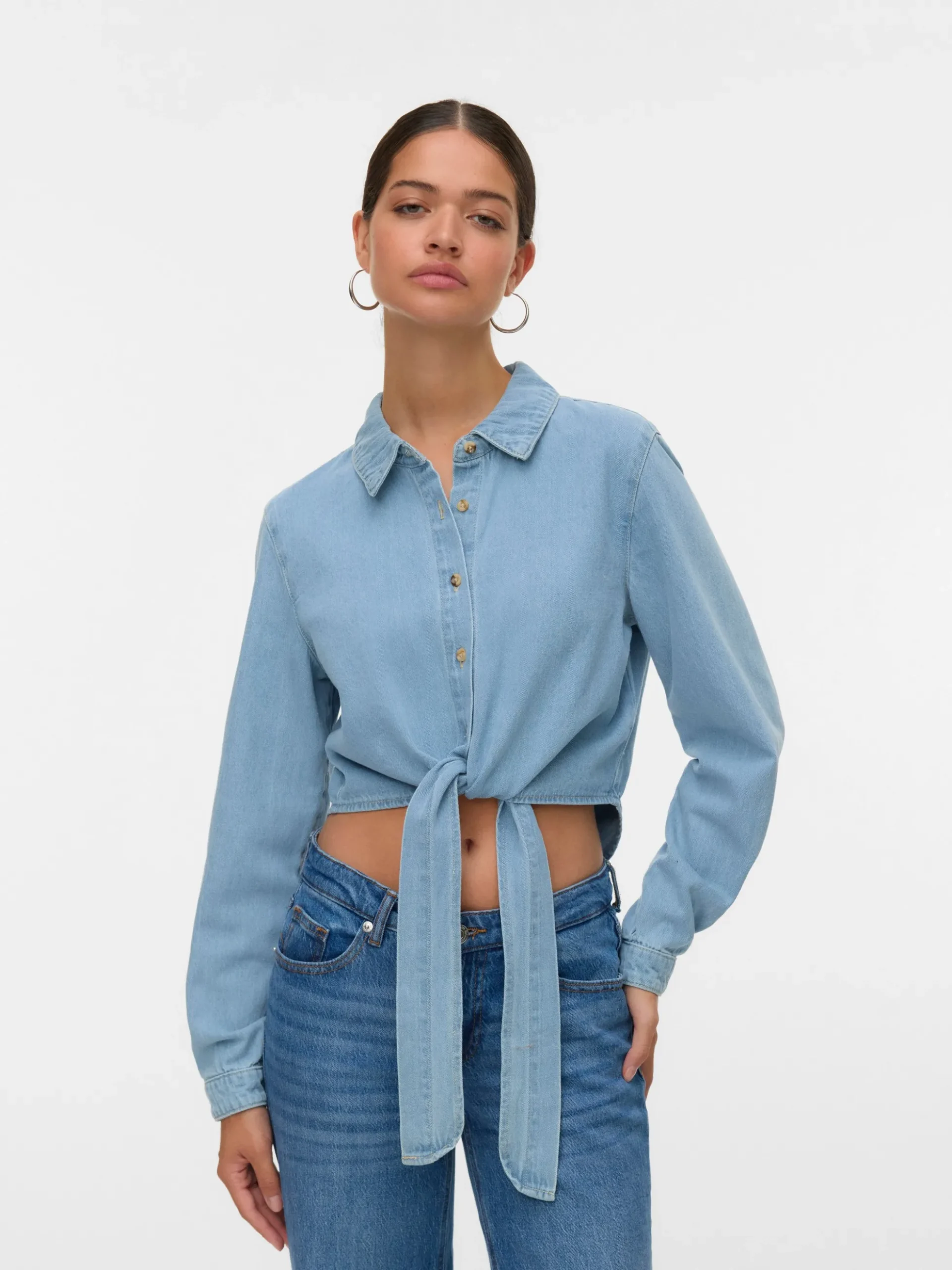 VMMELANEY Jeanshemd