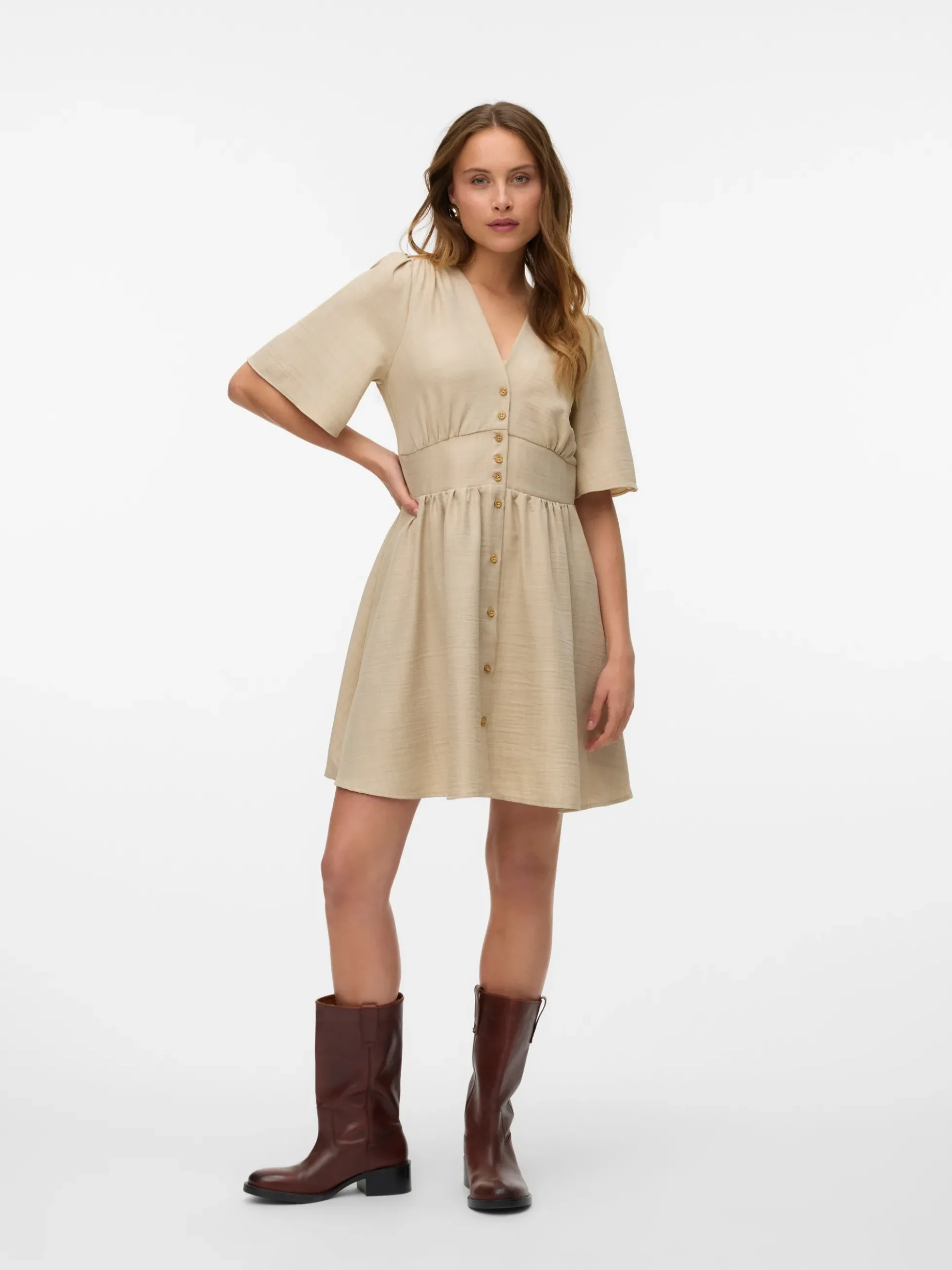 VMMELANEY Kurzes Kleid
