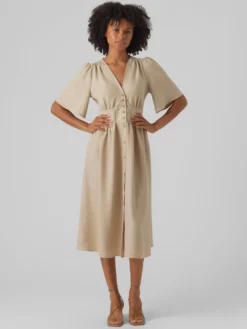 VMMELANEY Midikleid