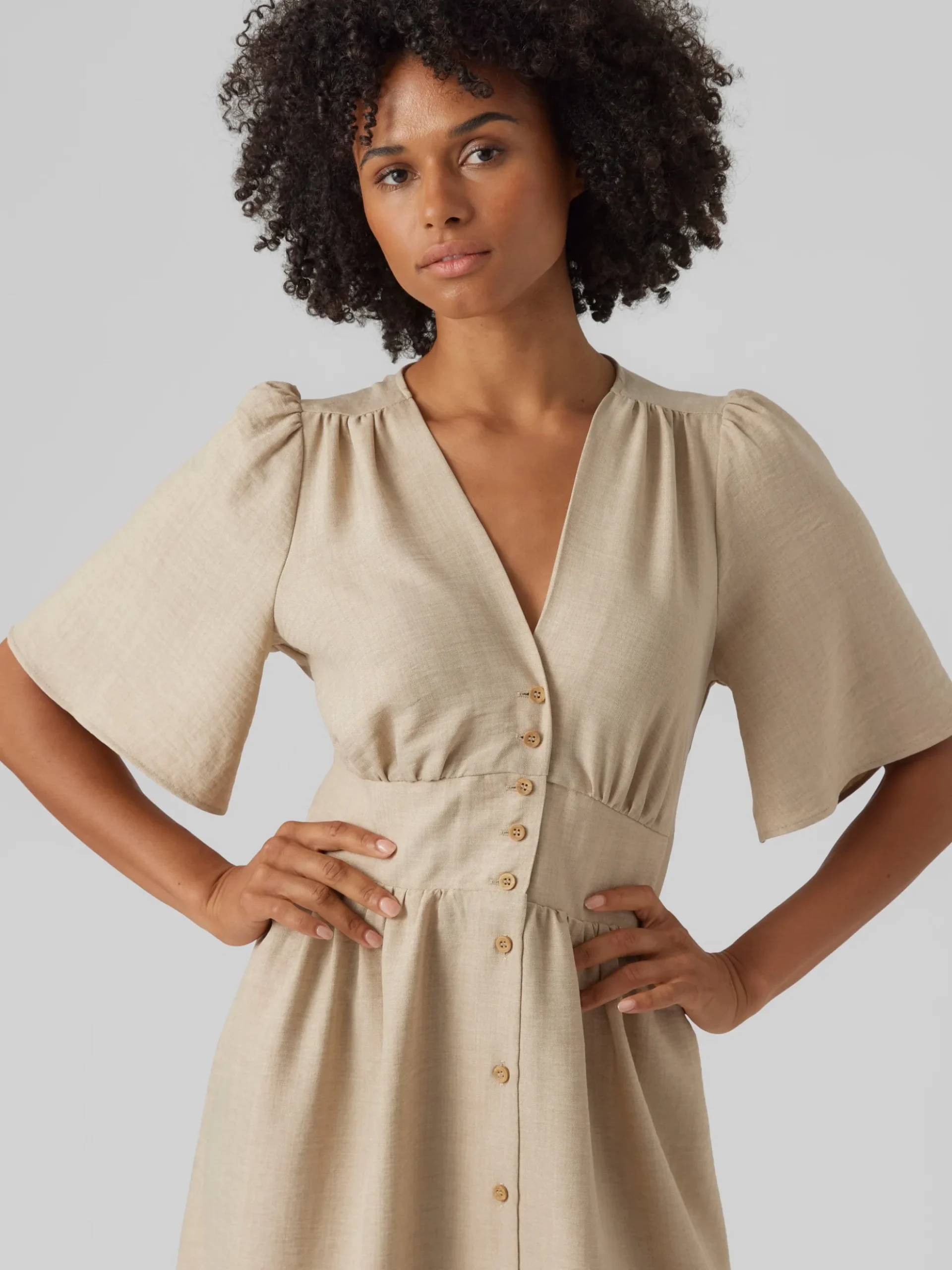 VMMELANEY Midikleid