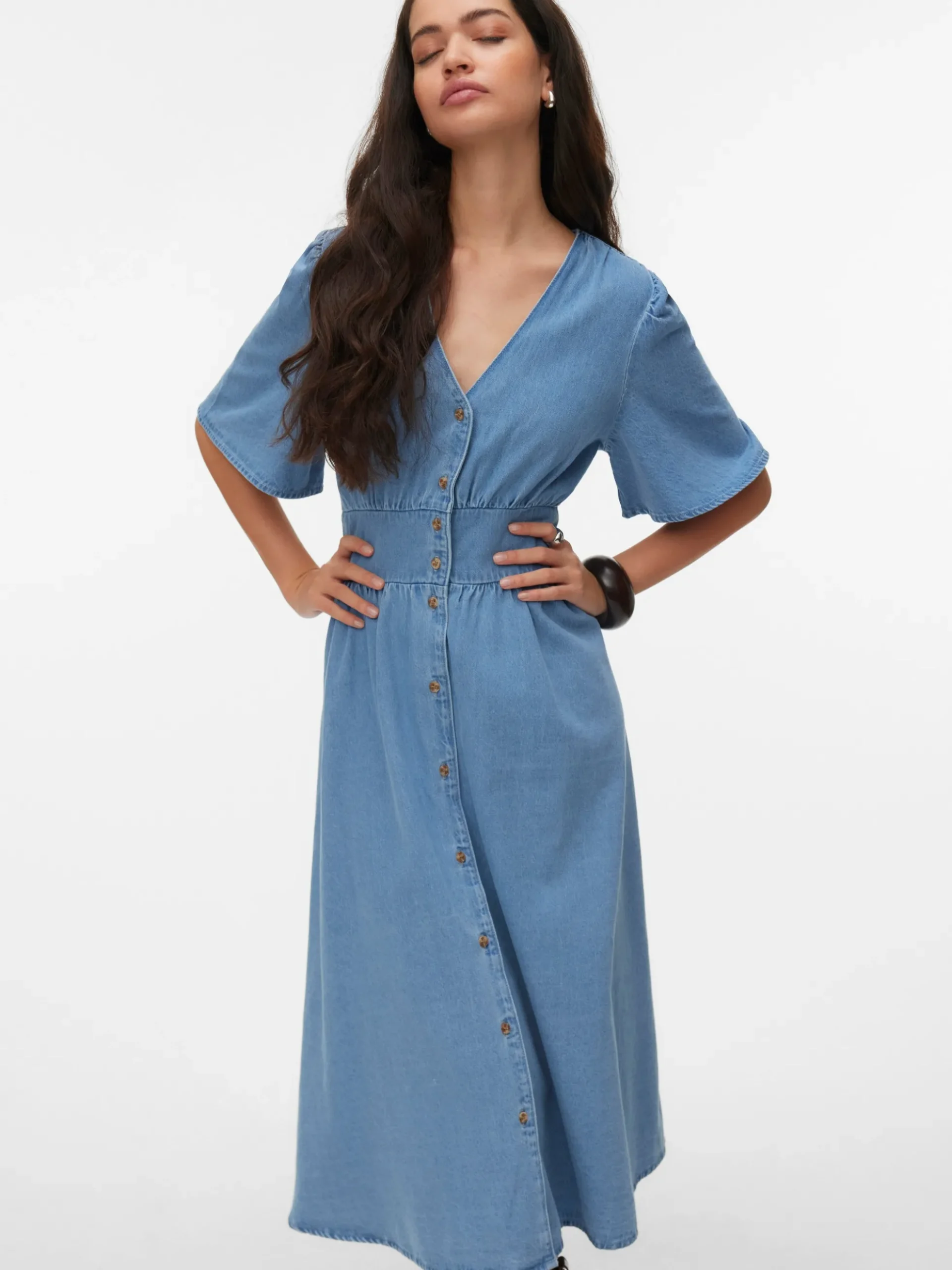 VMMELANEY Midikleid