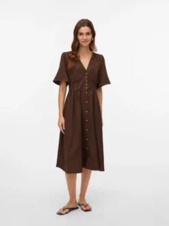 VMMELANEY Midikleid