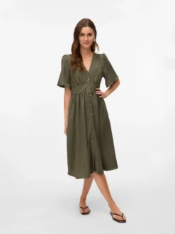 VMMELANEY Midikleid