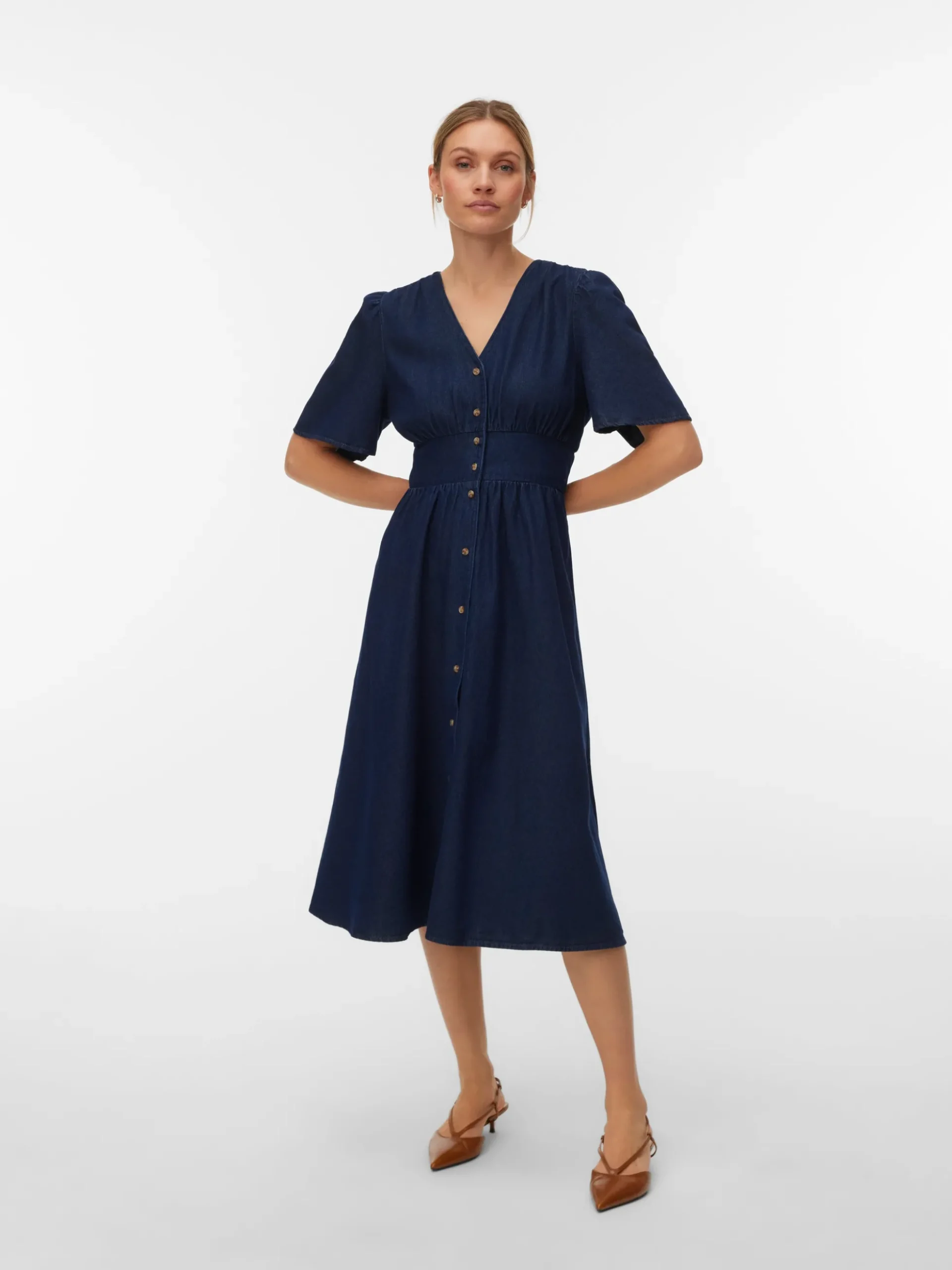 VMMELANEY Midikleid